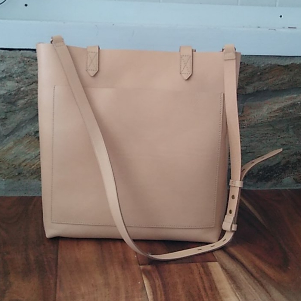 Madewell Beige Leather Tote